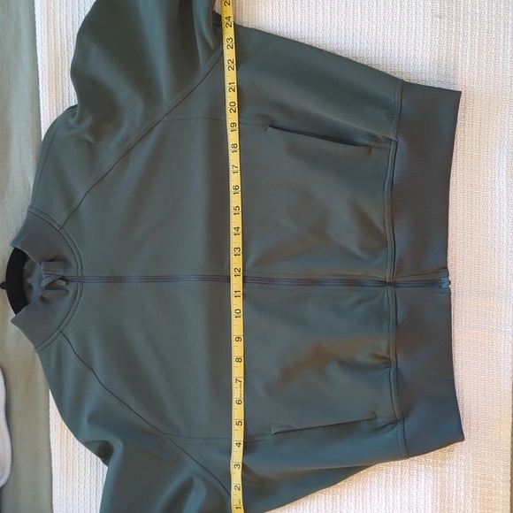 Lululemon Wunder Train Track Jacket *Twill Dark Forest - Size 8 - Picture 13 of 16